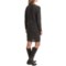 275NR_2 Specially made Heathered Cotton Dress - Long Sleeve (For Women)