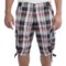 6788N_2 Specially made Long Plaid Shorts (For Men)