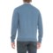 330RP_2 Specially made Pima Cotton Contrast Trim Sweater - Full Zip (For Men)