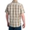 9156N_2 Specially made Plaid Sport Shirt - Short Sleeve (For Men)