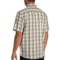 9156N_3 Specially made Plaid Sport Shirt - Short Sleeve (For Men)