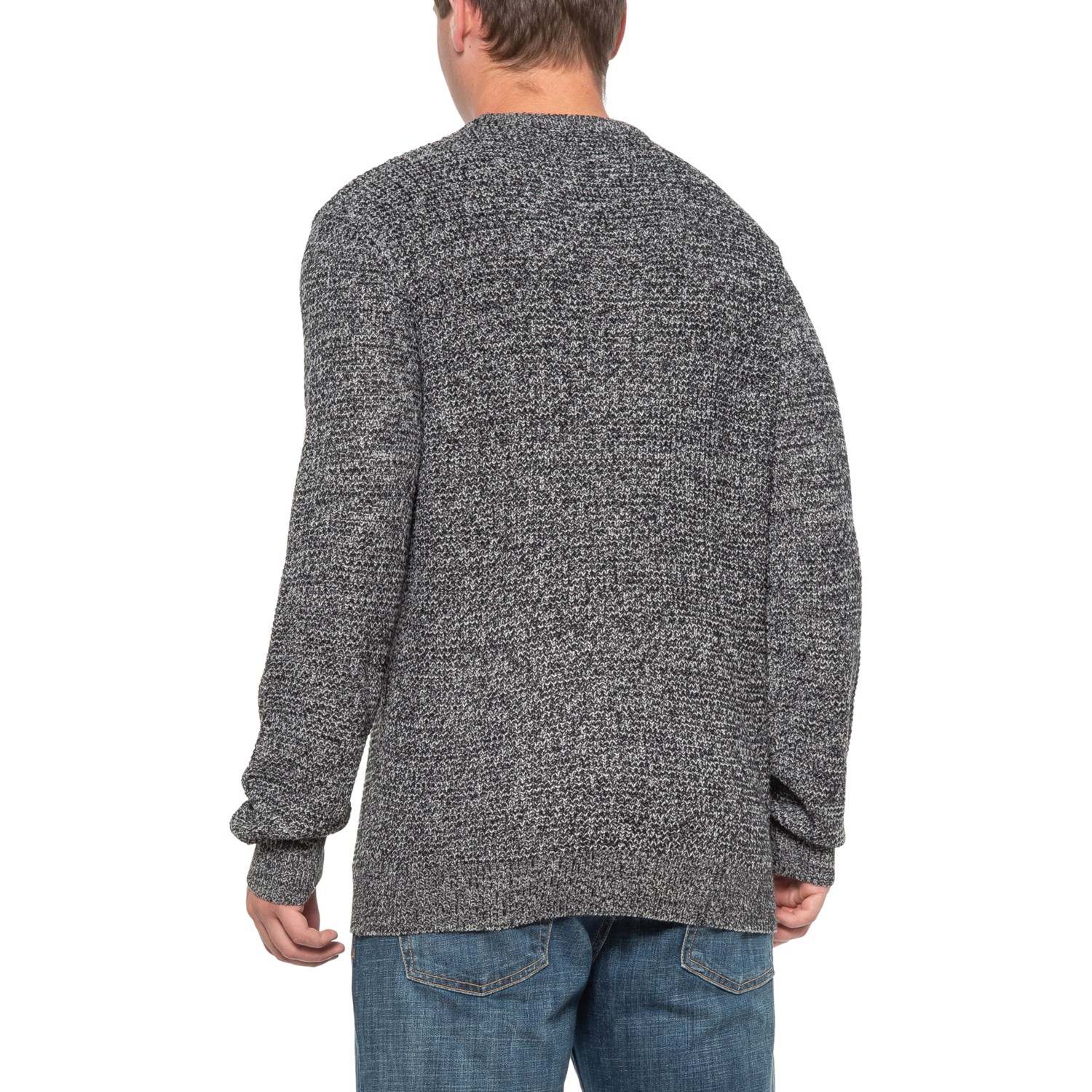 Specially made Solid Honeycomb Stitch-Knit Sweater (For Men) - Save 59%