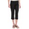 7362J_3 Specially made Stretch Twill Capris - Low Rise (For Women)