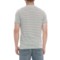 465TN_2 Specially made Striped Crew Neck T-Shirt - Short Sleeve (For Men)