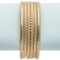 8242D_3 Specially made Textured Bangle Bracelet Set - 6-Piece Set