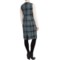 9880N_2 Specially made Virgin Wool Lined Plaid Jumper (For Women)