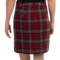 9773R_2 Specially made Wool Plaid Skirt - Lined (For Women)