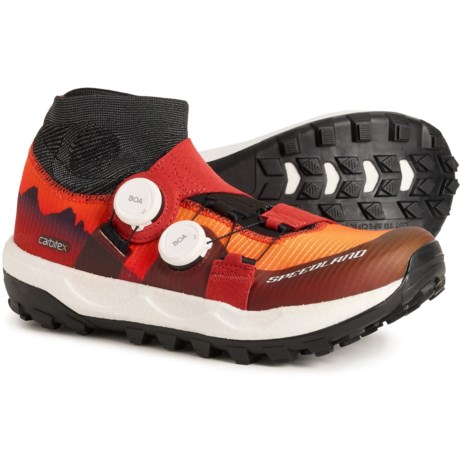 Speedland GL:SVT Hyper Performance Trail Running Shoes - BOA® (For Men) in Black/Red