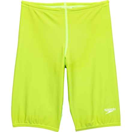 Speedo Big Boys Jammer Swimsuit - UPF 50+ in Green Gecko