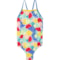 Speedo Big Girls Printed Propel Back One-Piece Swimsuit - UPF 50+ in Multi