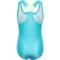 4PGYF_2 Speedo Big Girls Printed Sport Splice One-Piece Swimsuit - UPF 50+
