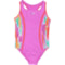 Speedo Big Girls Racerback One-Piece Swimsuit - UPF 50+ in Neon Violet