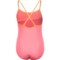 3RKCX_2 Speedo Big Girls Shimmer Color-Block One-Piece Swimsuit - UPF 50+