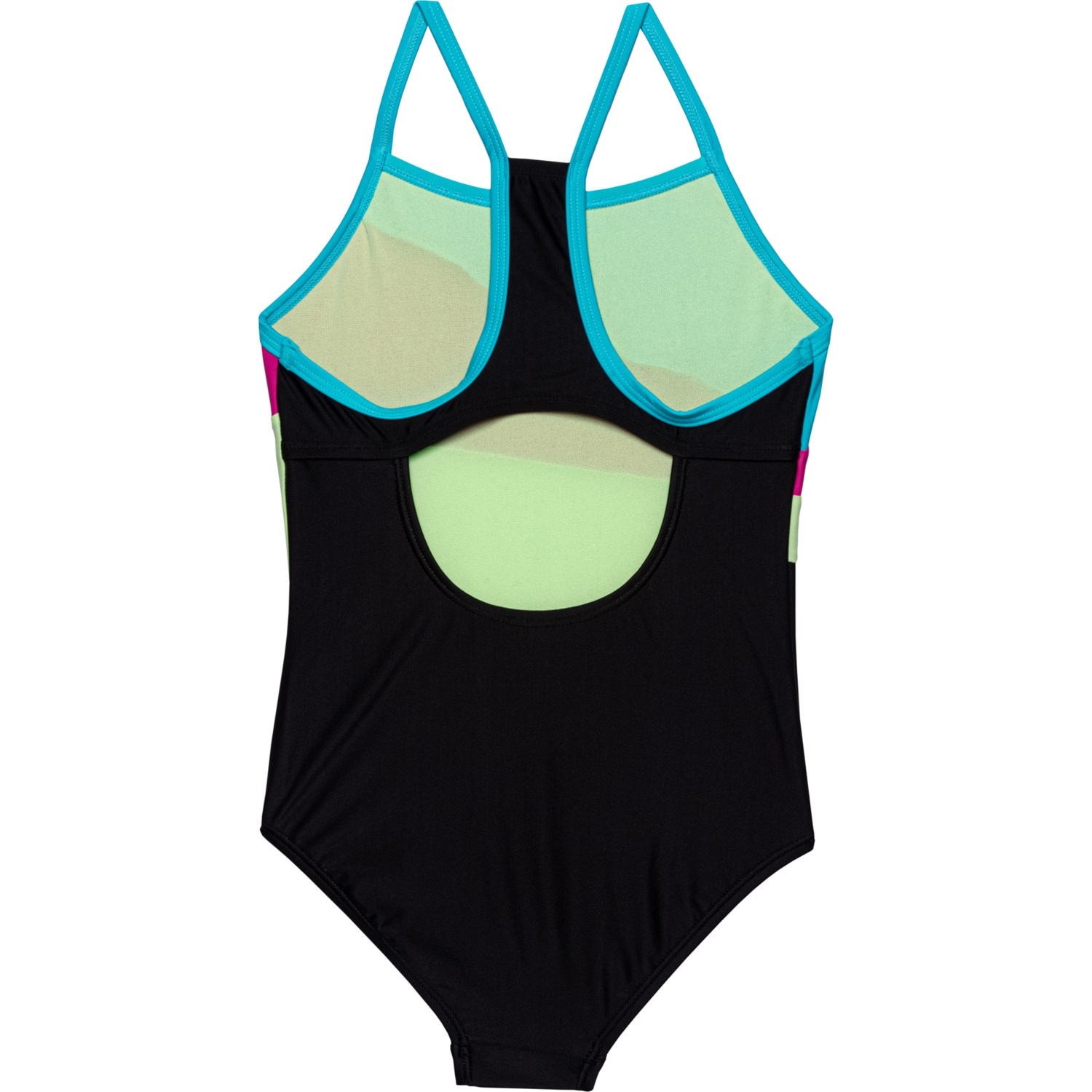 Speedo Big Girls Solid Radiating Splice One Piece Swimsuit Upf 50 Save 60