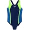 Speedo Big Girls Spliced Racerback One-Piece Swimsuit - UPF 50+ in Multi