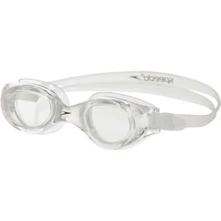 Speedo Boomerang CB Swim Goggles (For Men and Women) in White