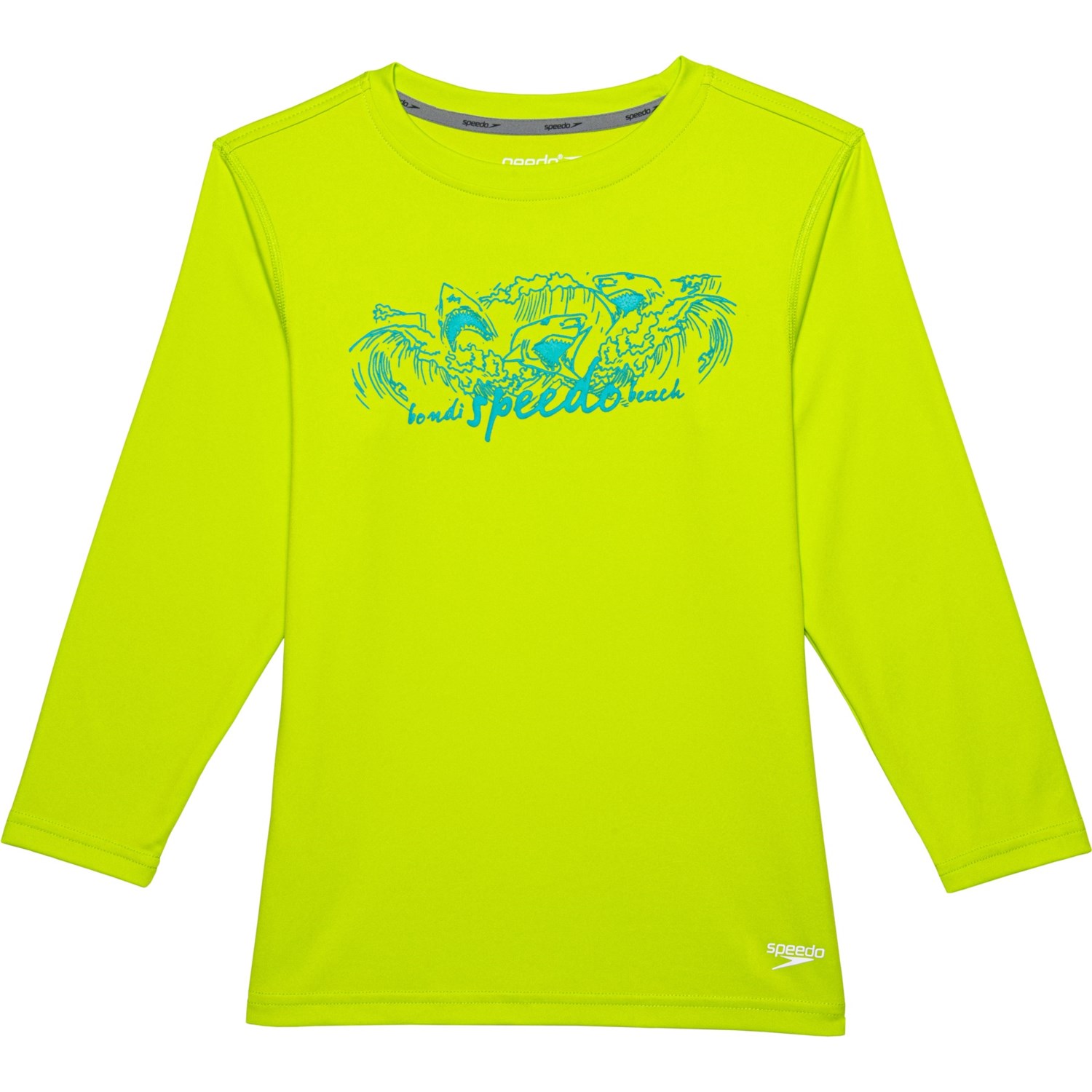 Speedo Boys and Girls Graphic Swim Shirt - UPF 50+, Long Sleeve