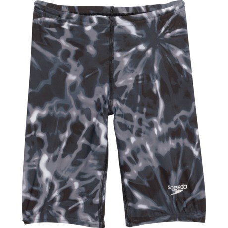 Speedo Boys and Girls Printed Jammer Swimsuit - UPF 50+ in Anthracite
