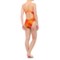 443HV_2 Speedo Bye Tie-Dye Fly ADT One-Piece Bathing Suit (For Women)