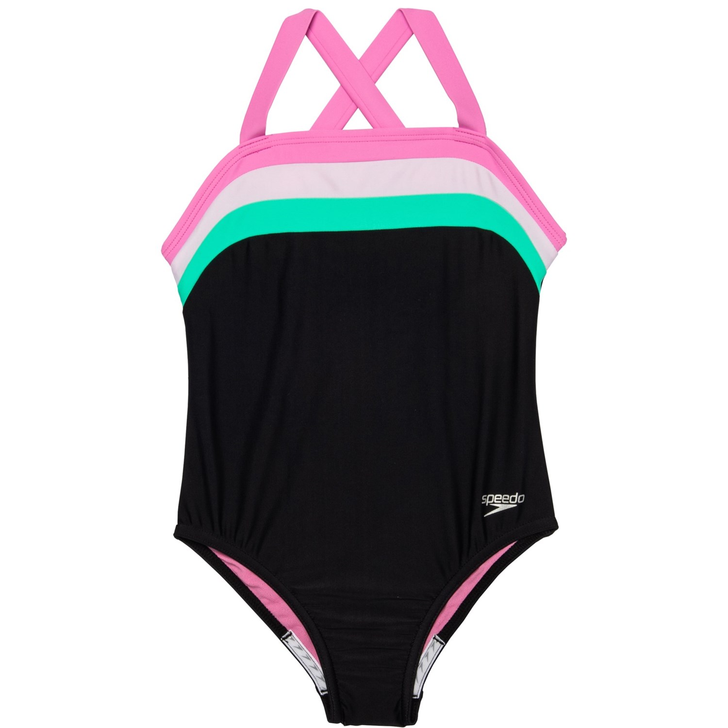 Speedo Color Block One Piece Swimsuit For Women Save 48