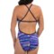 7894T_3 Speedo Color Stroke Athletic Swimsuit (For Women)