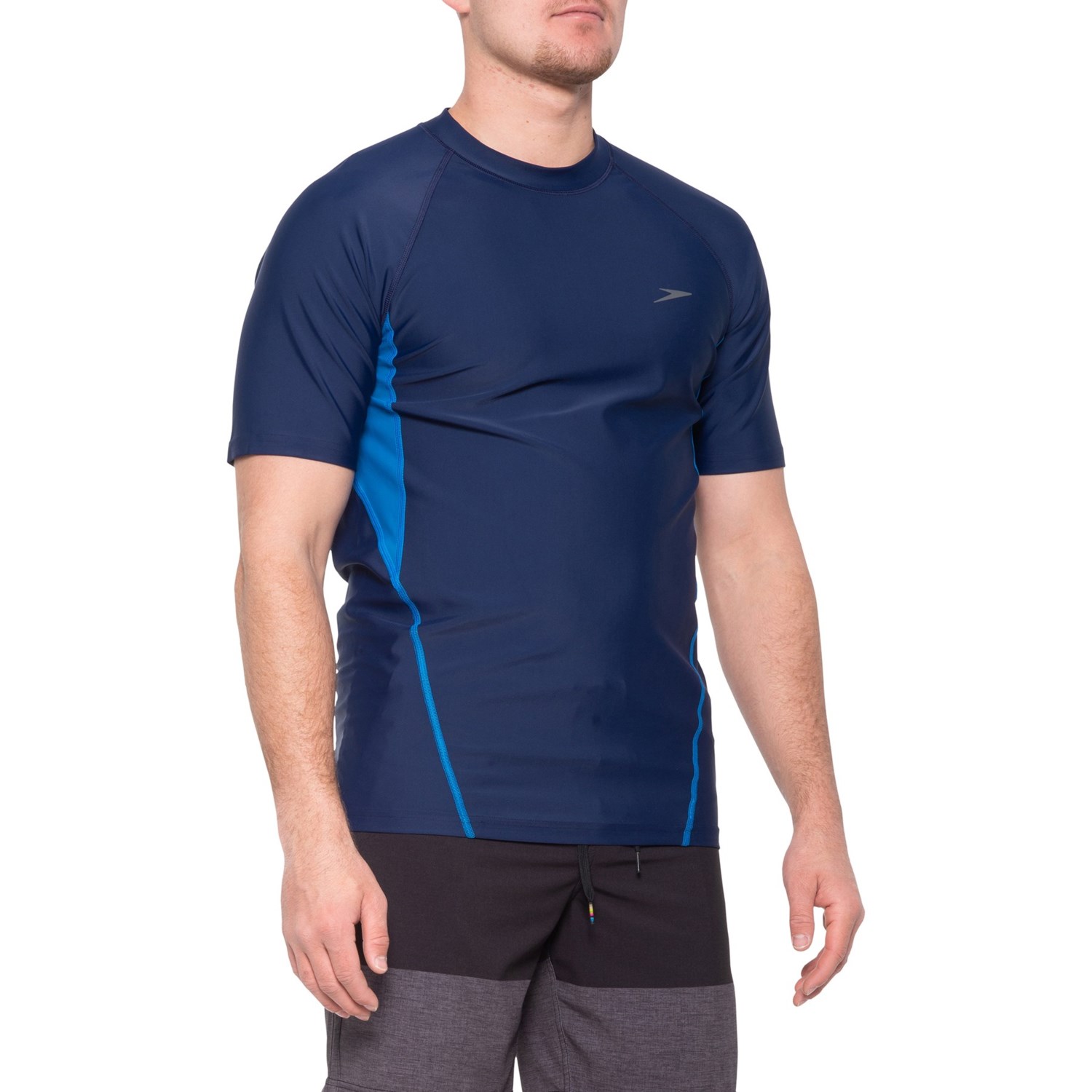 speedo rash guard short sleeve