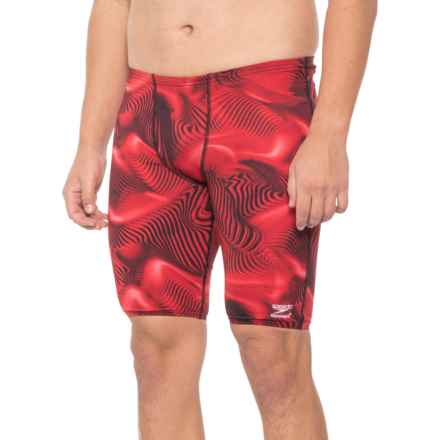 Speedo Fusion Vibe Jammer Swimsuit (For Men) in Red/Black