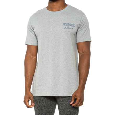Speedo Graphic Swim T-Shirt - UPF 50+, Short Sleeve in Grey