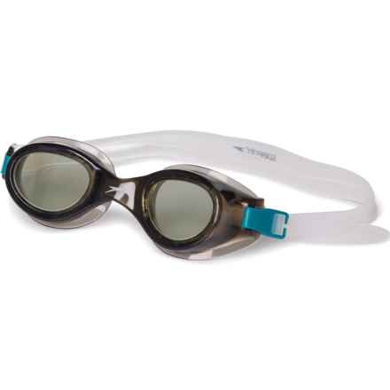 Speedo Hyper Boom Swim Goggles (For Men and Women) in Black