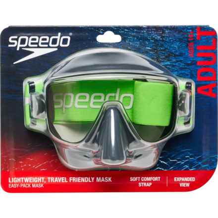Speedo New Travel Friendly Mask (For Men and Women) in Grey