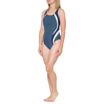 Speedo Quantum Fusi 1 One-Piece Swimsuit - UPF 50+ in Bright Cobalt