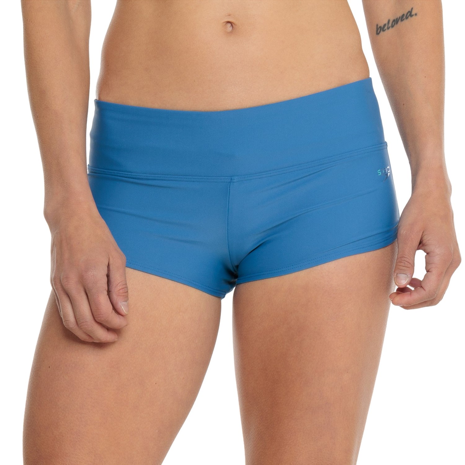 Speedo Solid Boyshort Swim Bottoms UPF 50+ Save 75