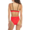 7RFYW_2 Speedo Solid Convertible Cutout One-Piece Swimsuit