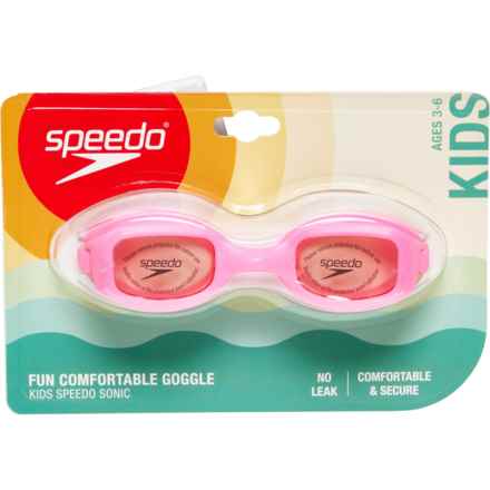 Speedo Sonic Goggles (For Boys and Girls) in Pink