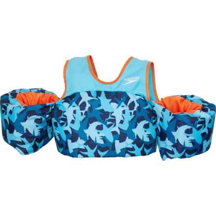 Speedo Splash Jammer Type V PFD Floatie Vest (For Boys and Girls) in Blue Shark