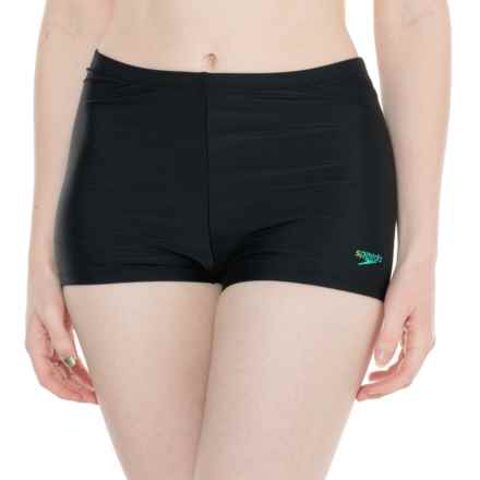 Speedo Square Leg Swim Shorts - UPF 50+ in Black