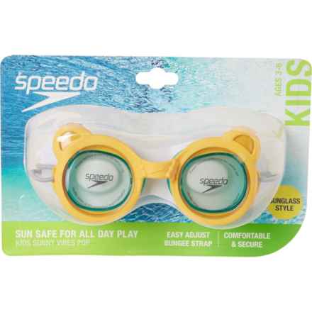 Speedo Sunny Vibes Swim Goggles (For Boys and Girls) in Amber Yellow