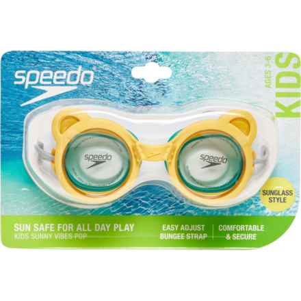 Speedo Sunny Vibes Swim Goggles (For Boys and Girls) in Yellow