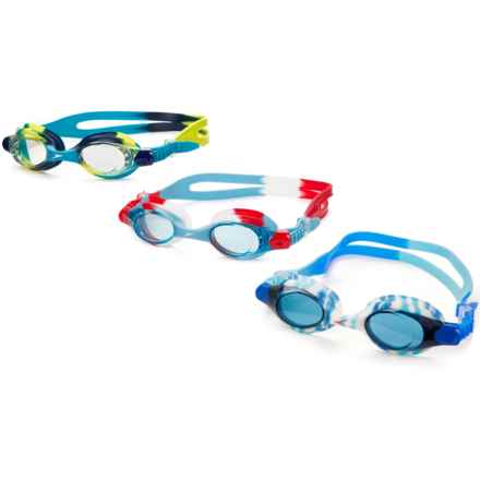 Speedo Swim Goggles - 3-Pack (For Boys and Girls) in Multi