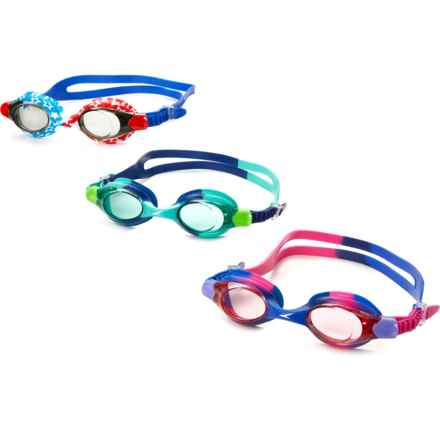 Speedo Swim Goggles - 3-Pack (For Boys and Girls) in Multi