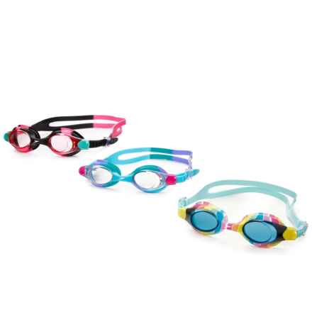 Speedo Swim Goggles - 3-Pack (For Boys and Girls) in Multi