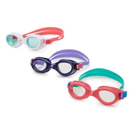 Speedo Swim Goggles - 3-Pack (For Boys and Girls) in Multi