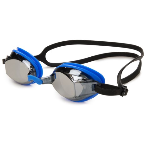 Speedo Trigger Swim Goggles - Mirror Lenses (For Men and Women) in Blue