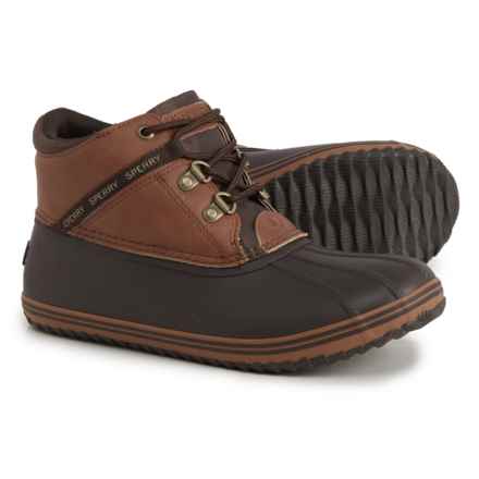 Sperry Boys Bowline Duck Boots in Brown