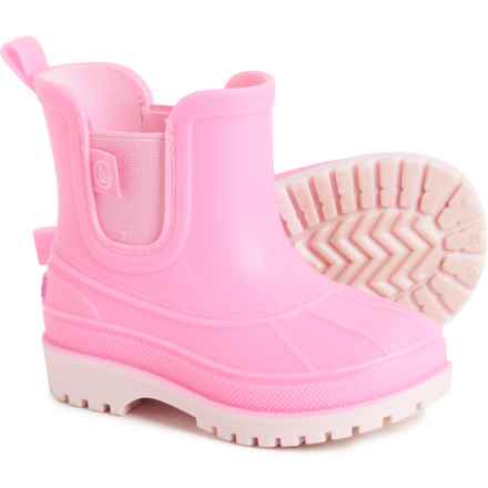 Sperry Little Boys and Girls Lining Rain Boots - Waterproof in Hot Pink