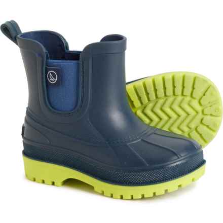 Sperry Little Boys and Girls Lining Rain Boots - Waterproof in Navy