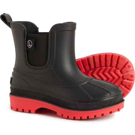 Sperry Little Boys and Girls Rain Boots in Black