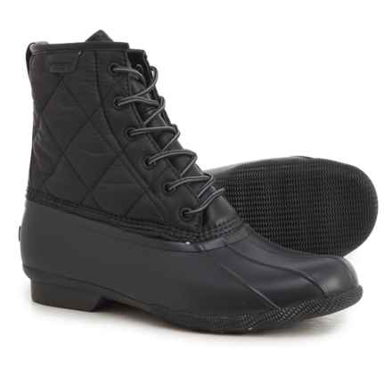 Sperry Saltwater Duck Boots - Waterproof (For Men) in Black