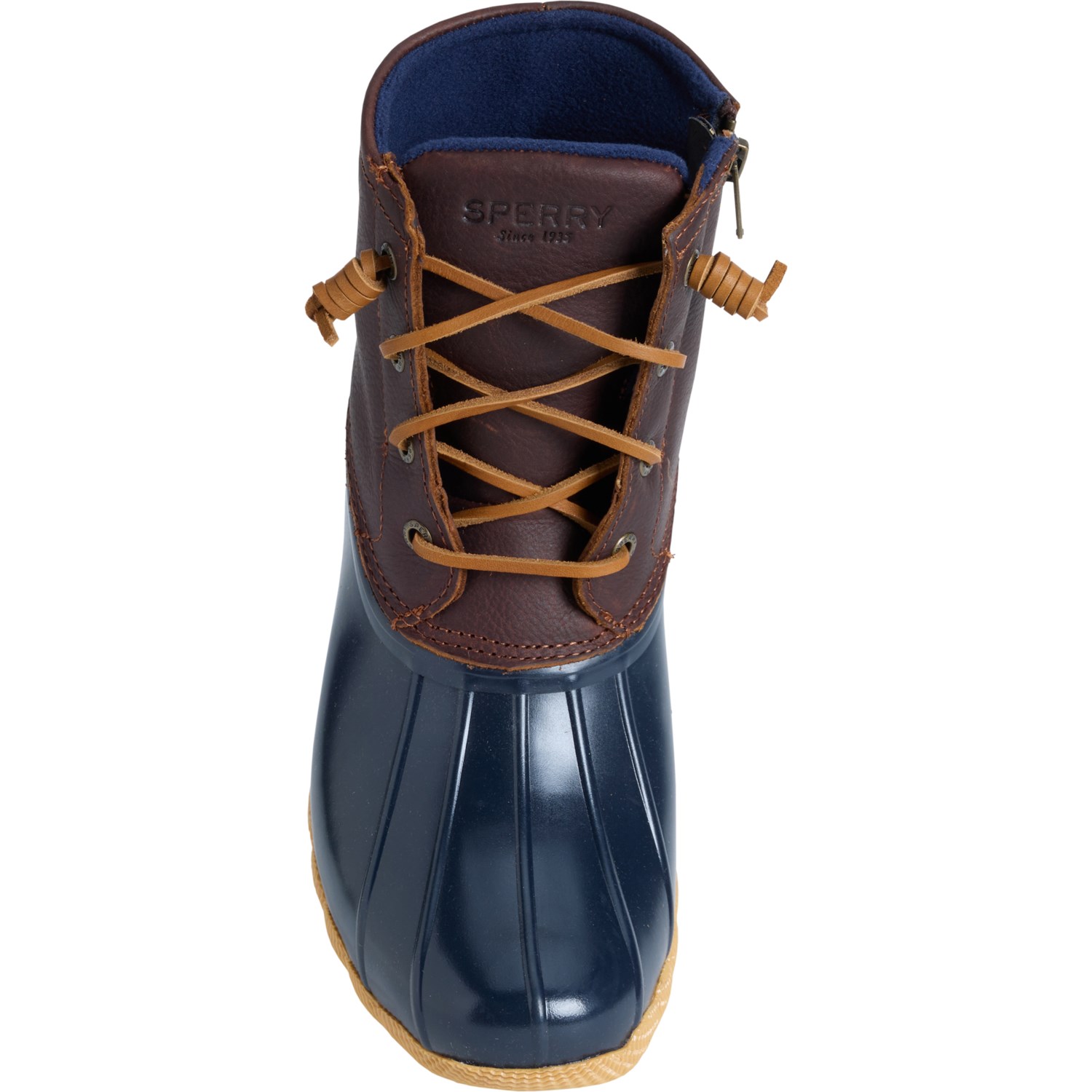 womens sperry duck boots navy