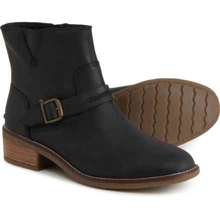 Sperry Seaport Short Buckle Boots - Waterproof, Leather (For Women) in Black